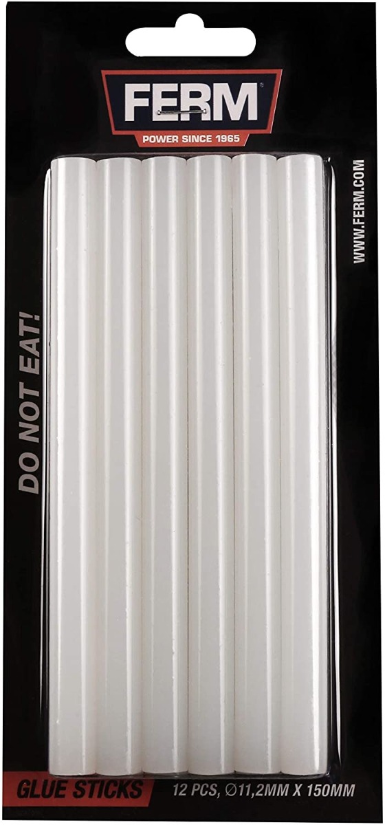 FERM GGA1005 Stick di colla 11,2 x 150 mm per pistola GGM1004