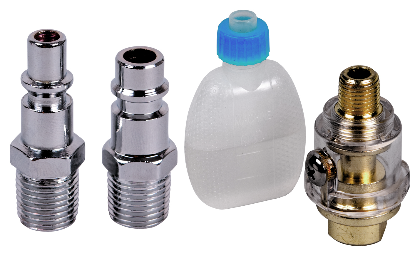 FERM Avvitatore Pneumatico A Percussione 1/2" - Collegamento Orion E DIN - Per Compressore 14 avvitatore pneumatico ATM1043