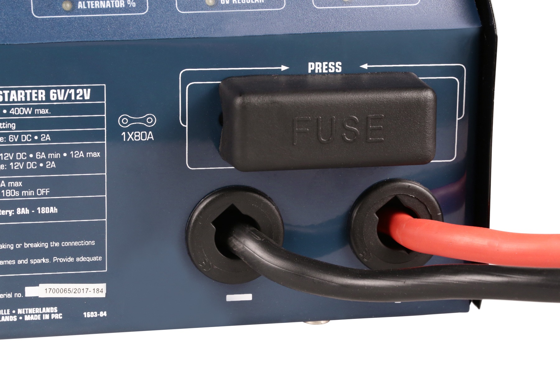 FERM Caricabatterie Avviatore Di Emergenza 6-12V - Protezione Contro Sovraccarico - 3 Regolazioni Del Carico 14 alt