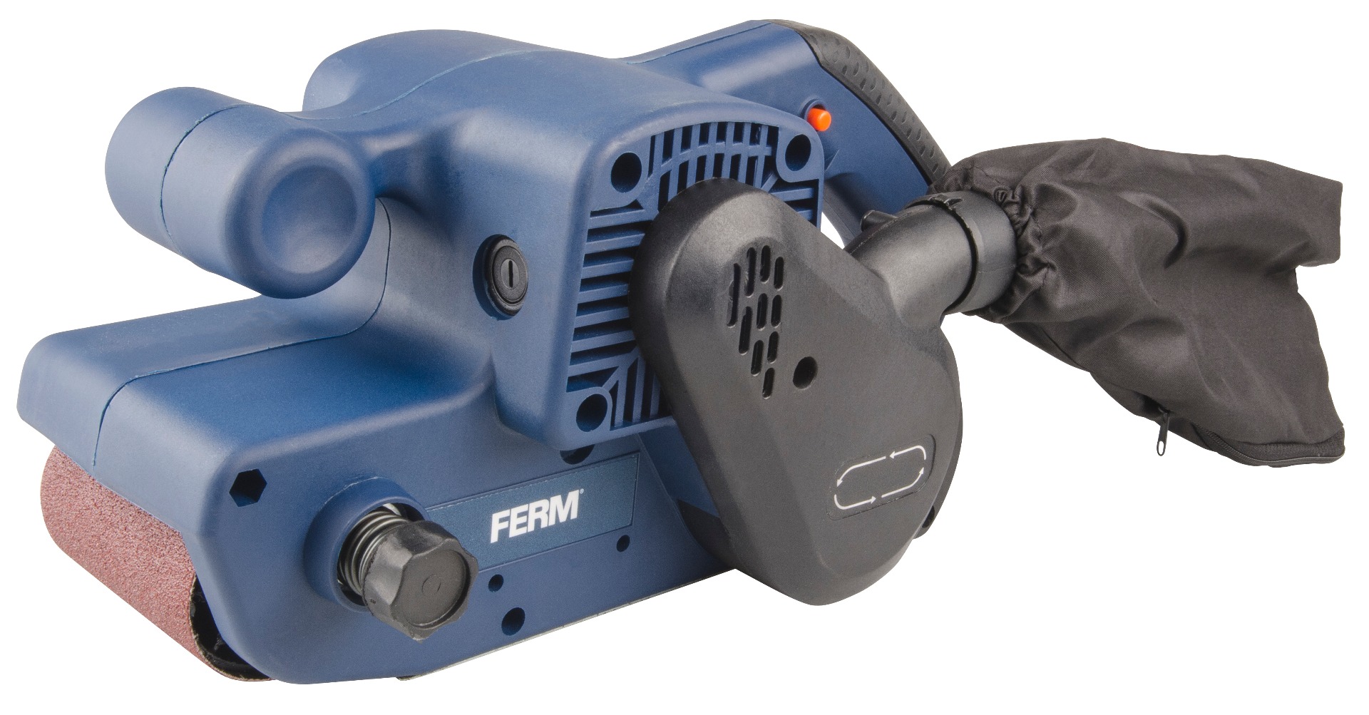 FERM Levigatrice A Nastro 900W. Include Nastro Abrasivo G80 E Sacca Raccolta Polvere 12 FERM Levigatrice a Nastro 900W. Include nastro abrasivo G80 e sacca raccolta polvere