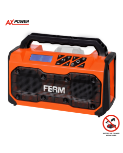 FERM AX-Power JRM1005 Jobsite radio 20V excl. battery & charger