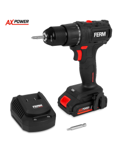 FERM AX-Power CDM1167 20V Cordless brushless drill 
