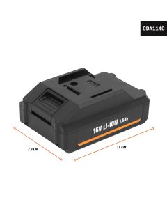 FERM CDA1140 Battery 16V 1.5Ah Li Ion