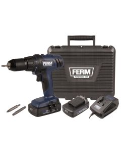 Cordless Li-Ion Drill 18V 2.0Ah - 2 batteries - Mabuchi