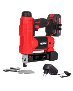SGM1024 SET Staple gun 20V with 2Ah Battery and charger + staples / nails