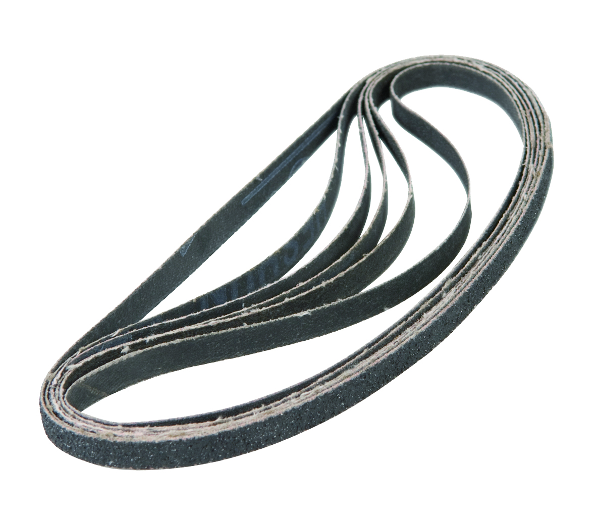 FERM EFA1004 Nastri abrasivi 13mm (8 pezzi) 2xG40, 3xG80, 3xG120 - per lima a nastro di precisione EFM1001