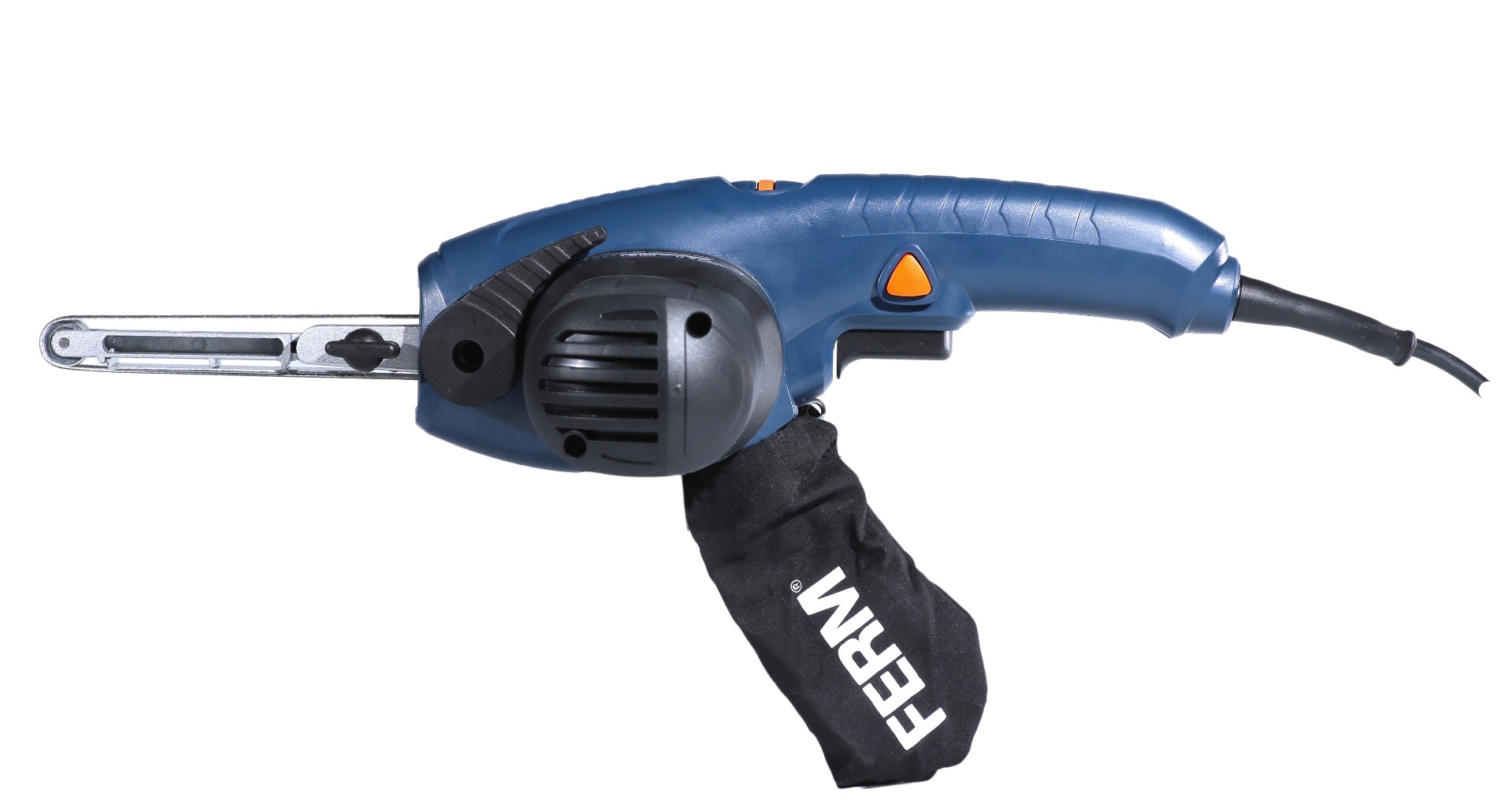 FERM Lima A Nastro Di Precisione 400W Incl. Braccio Largo 13mm, Braccio Stretto 8mm, Braccio Angolato 13mm E 12 Nastri Abrasivi 12 FERM EFM1001 Lima a nastro di precisione 400W