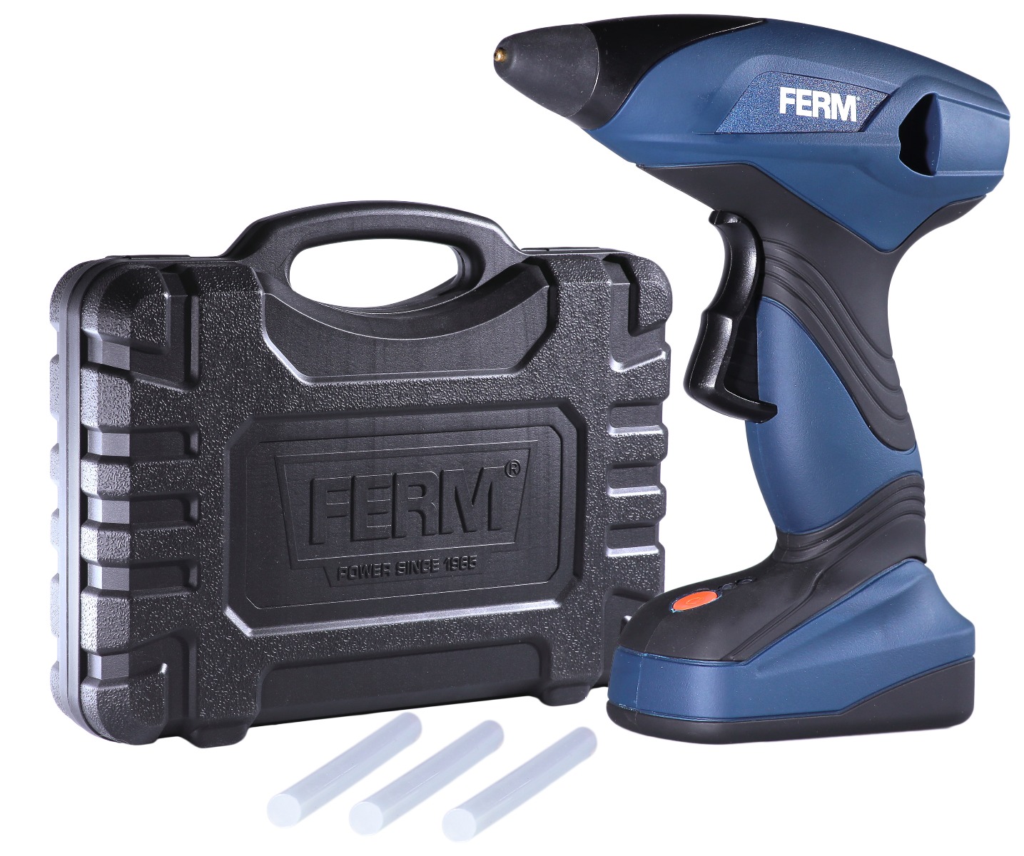 FERM GGM1003 FERM Pistola colla a caldo a batteria 7,2 V 1,5 Ah Ioni di litio.