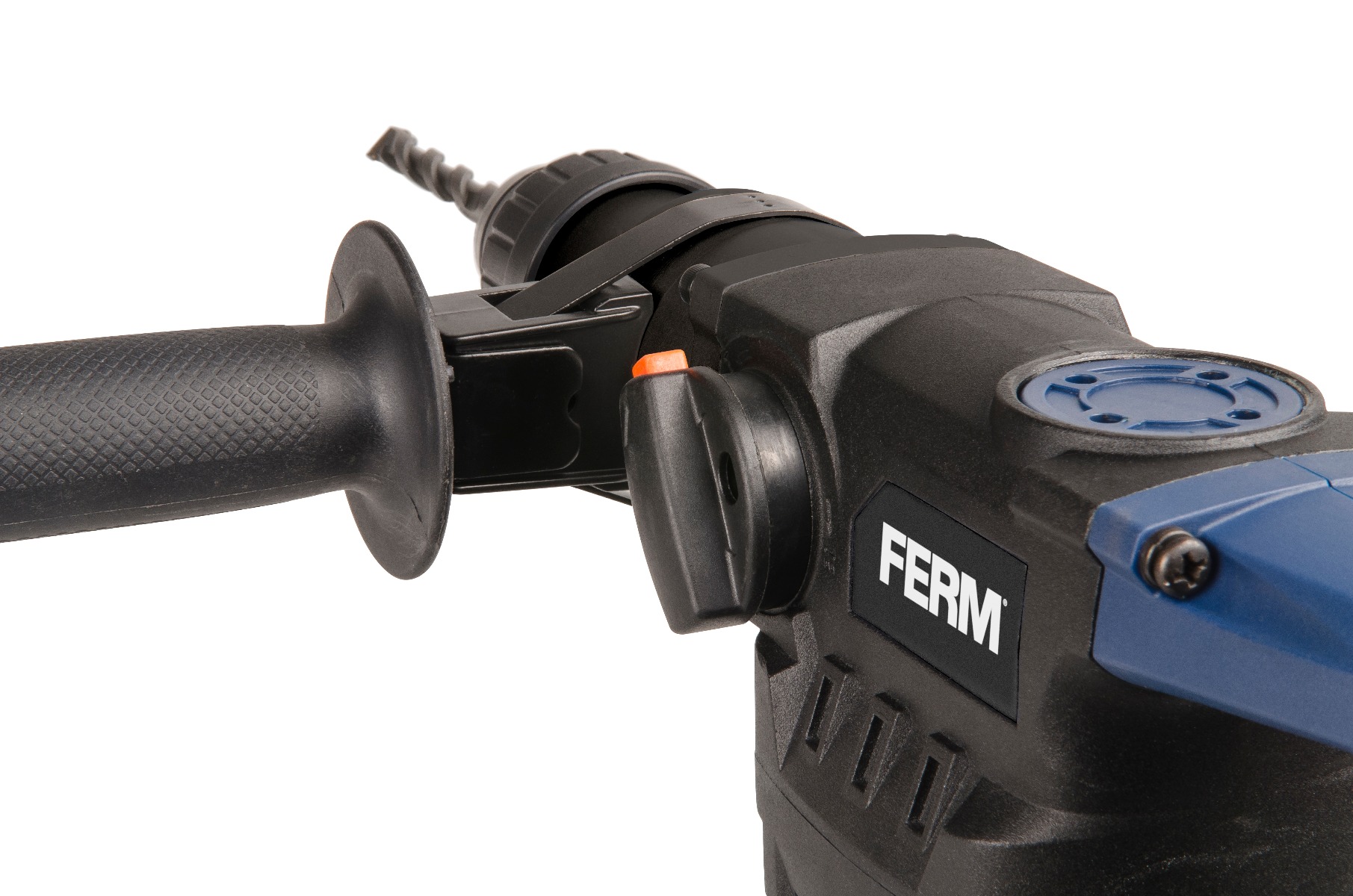 FERM Martello Perforatore/Martello Demolitore 850W. Dotato Di 3 Funzioni: Perforazione, Perforazione A Martello E Scalpellatura. Include 3 Punte, 2 Scalpelli E Custodia 13 FERM HDM1028 Martello perforatore / Martello demolitore 850W