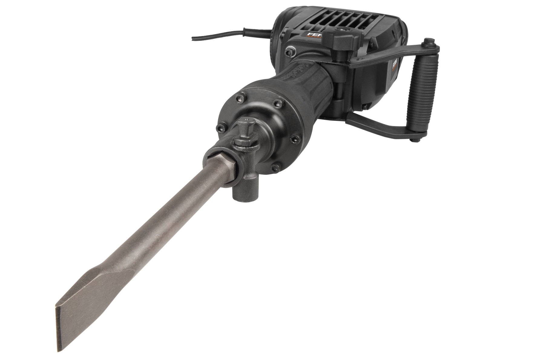 FERM Martello Demolitore Professionale 1500Mandrino SDS-Hex: 30 Mm - Incl. Robusta Valigetta Con Ruote Di Trasporto, Scalpello A Punta E Scalpello Piatto 15 FERM HDM1042P Martello demolitore professionale 1500Mandrino SDS-Hex: 30 mm - Incl. robusta valigetta con ruote di trasporto, scalpello a punta e scalpello piatto