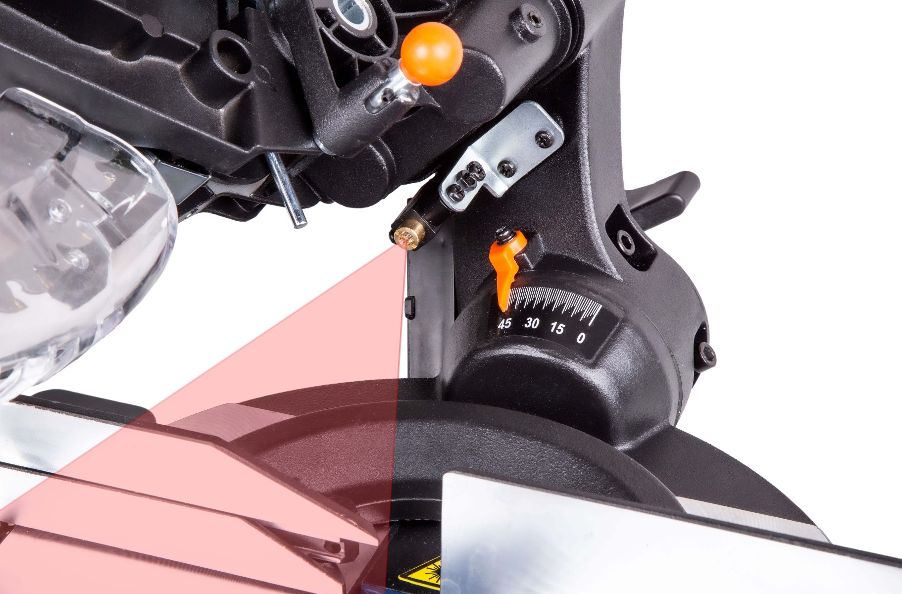 FERM MSM1040 Troncatrice radiale 1900 W, diametro Ø254 mm