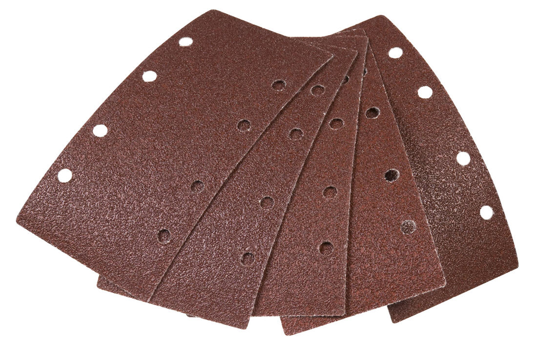 FERM PSA1031 Carta abrasiva (5 pezzi) G60, G80, G120 per levigatrice