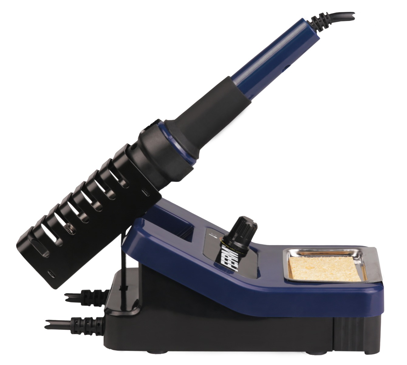 FERM Stazione Di Saldatura 48W, Temperatura Massima 480 °C. Illuminazione A LED - Protezione Contro Il Surriscaldamento. Include Accessori 16 FERM SGM1013 Stazione di saldatura 48W, temperatura massima 480 °C.