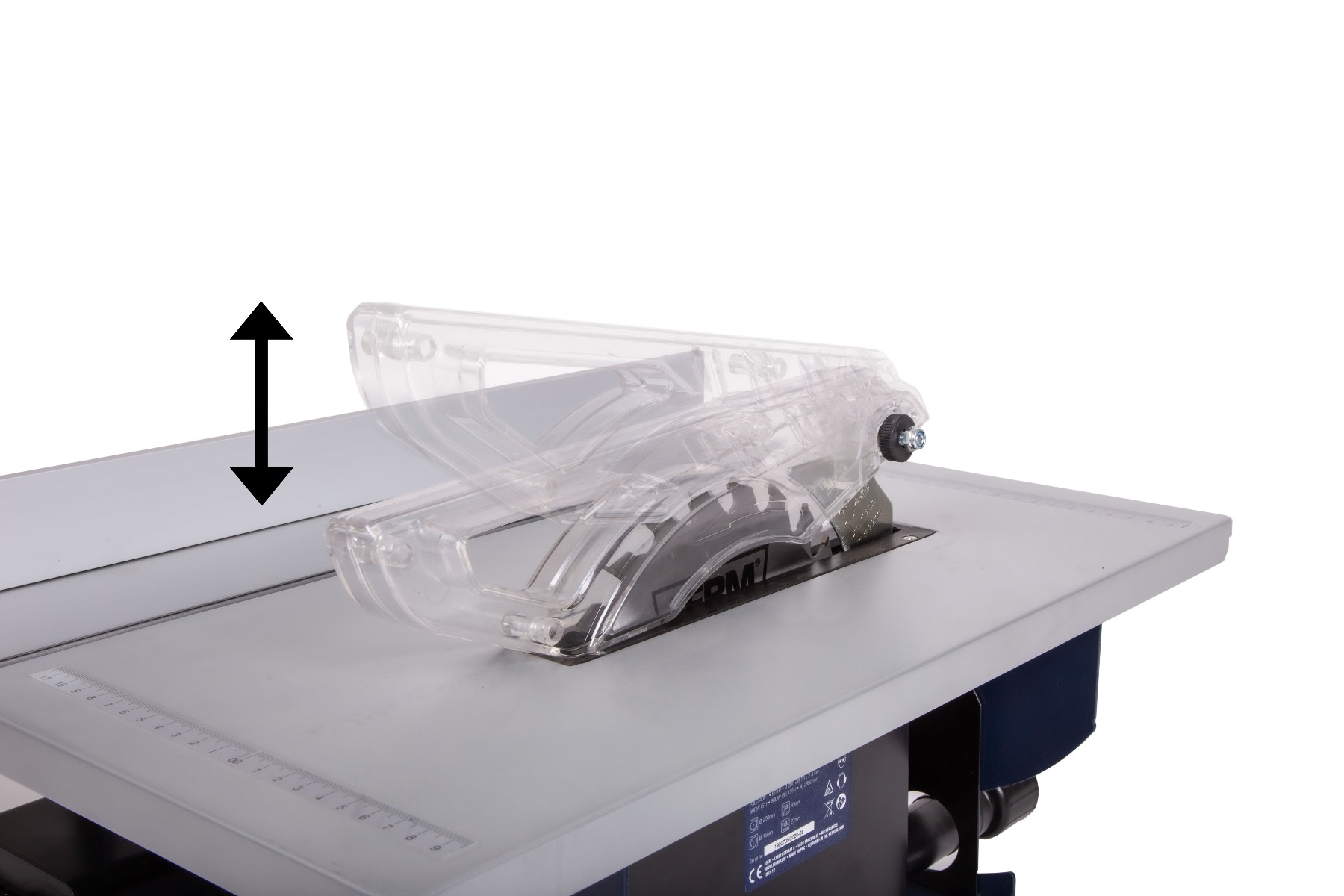 FERM TSM1036 Sega da Tavolo 800W. Include Lama per Sega ø 200 mm 24 denti