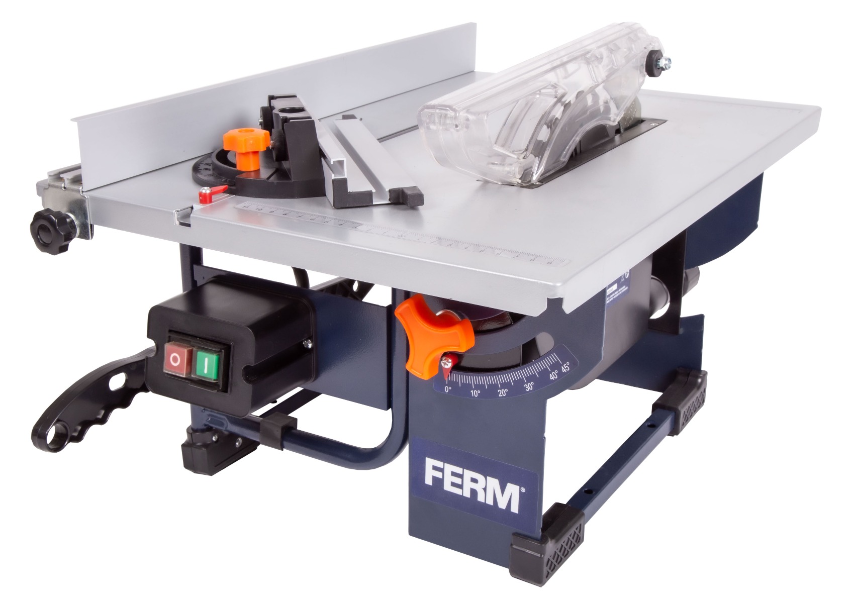 FERM TSM1036 Sega da Tavolo 800W. Include Lama per Sega ø 200 mm 24 denti