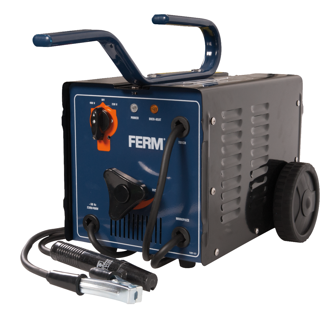FERM Saldatrice Elettrica - 55-160A - Protezione Termica - Incl. Maschera Per Saldatura, Spazzola Metallica/Martellina 13 FERM Saldatrice Elettrica WEM1035